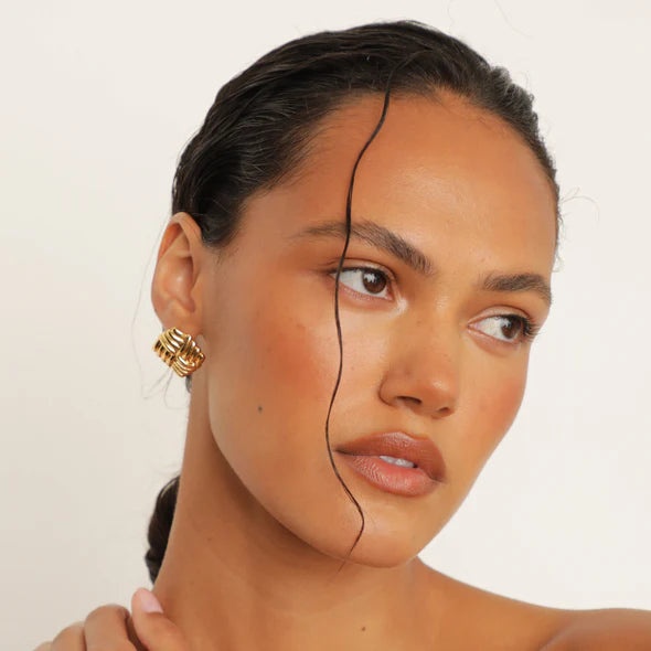 Wind Earrings - Gold