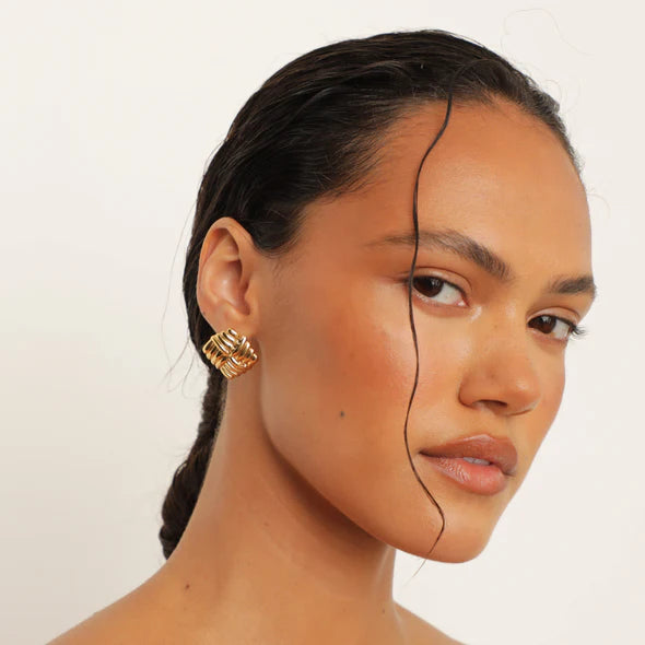 Wind Earrings - Gold