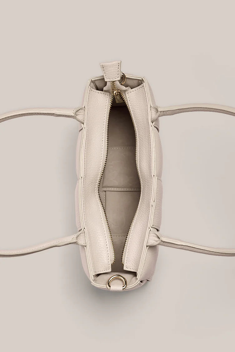 Margot Ivory Woven Baguette
