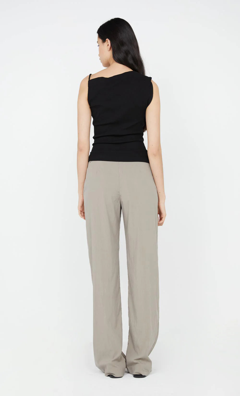 Leila Asym Top - Black