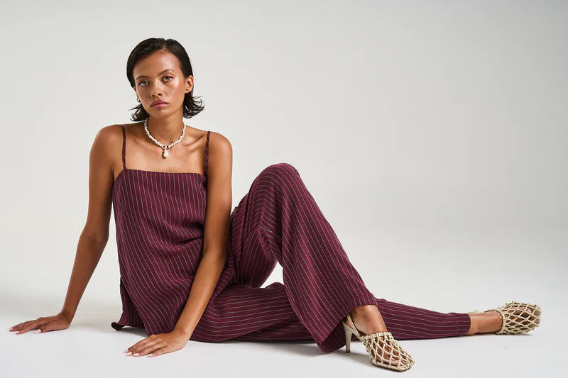 Tunic Top - Kina Pinstripe