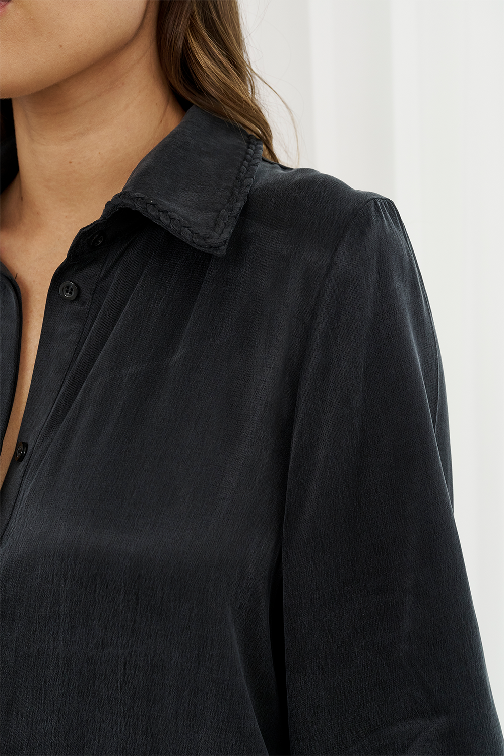 Hazel Shirt - Washed Black