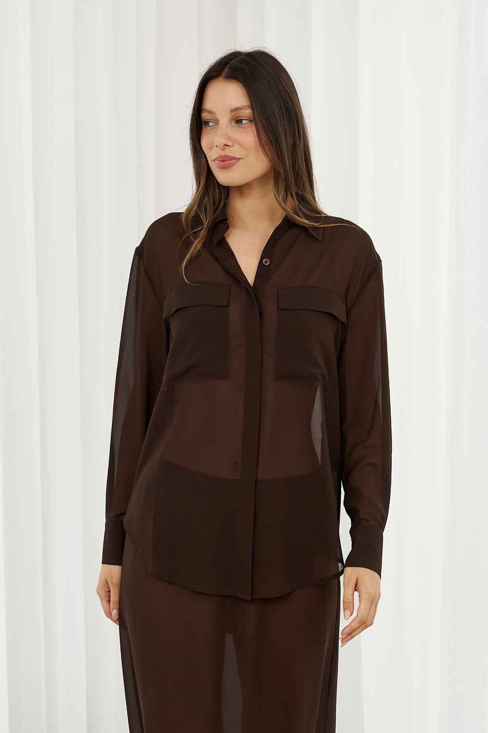Ivy Shirt - Chocolate