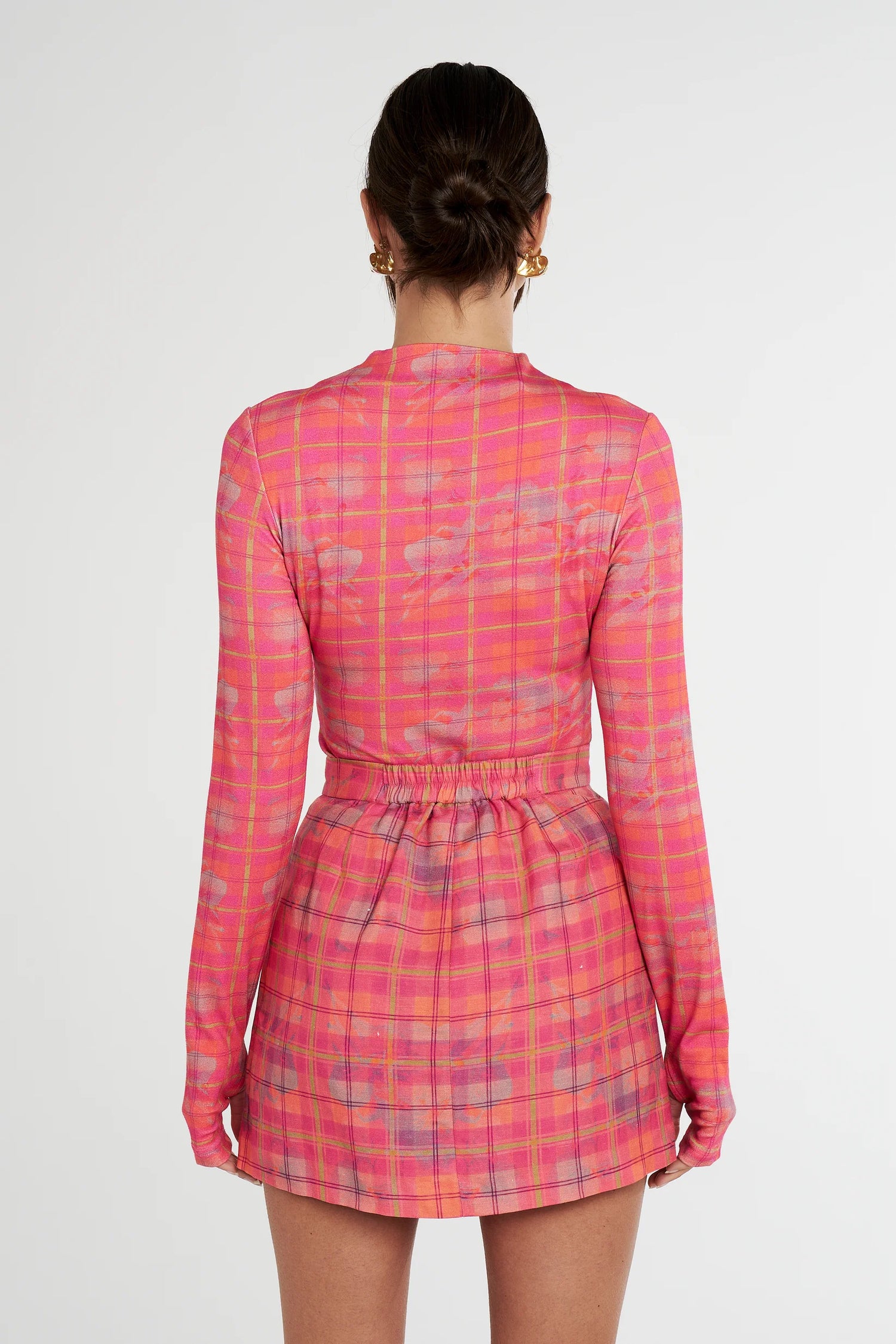 LS Skivvy - Neon Plaid