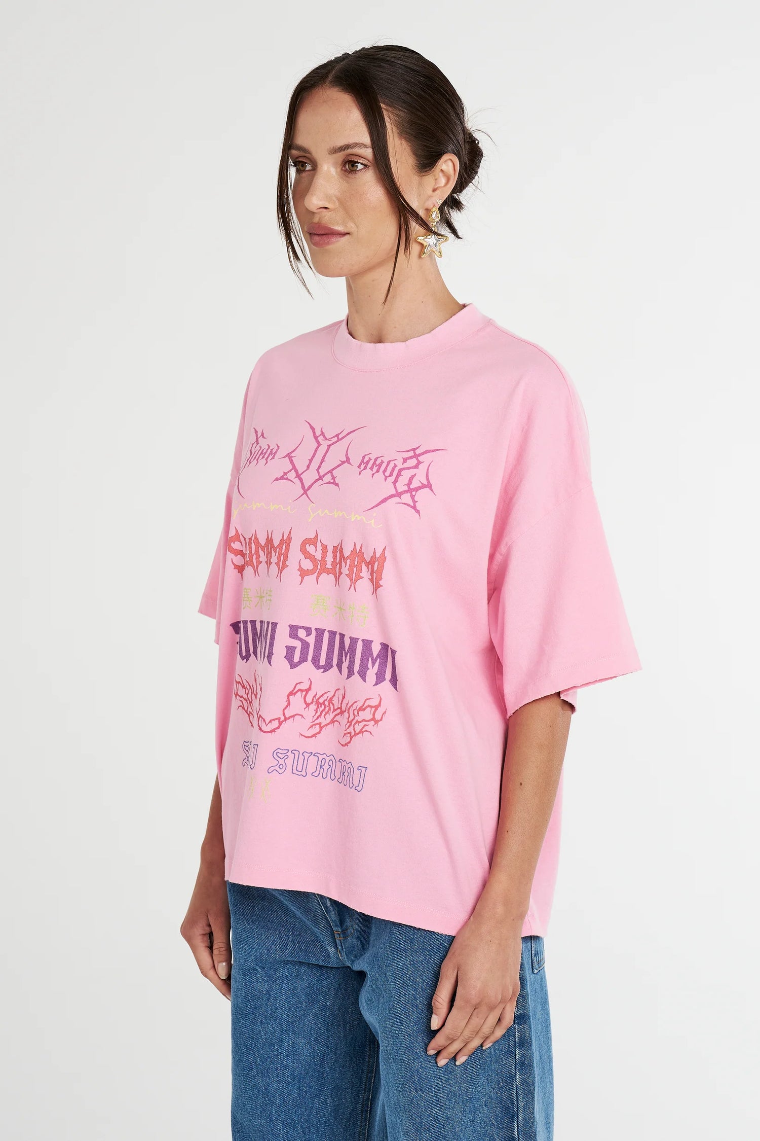 Band Tee - Pink