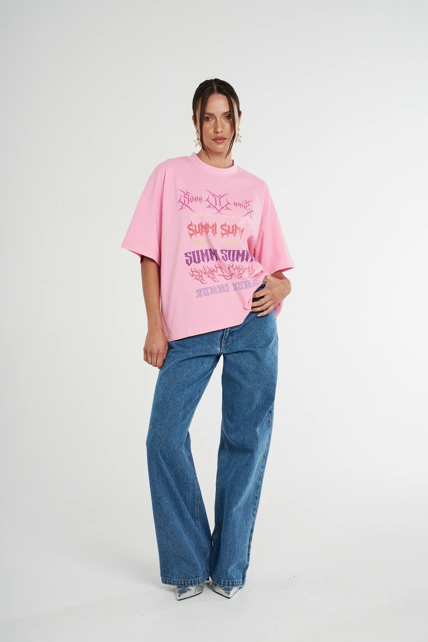 Band Tee - Pink