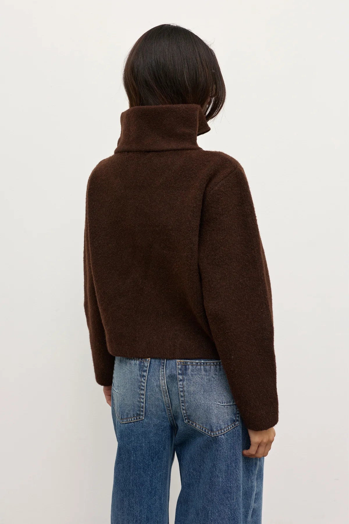 Riva Quarter Zip - Chocolate