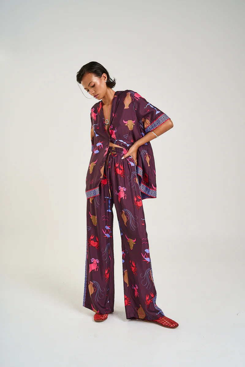 Wide Leg Pant - Zodiac