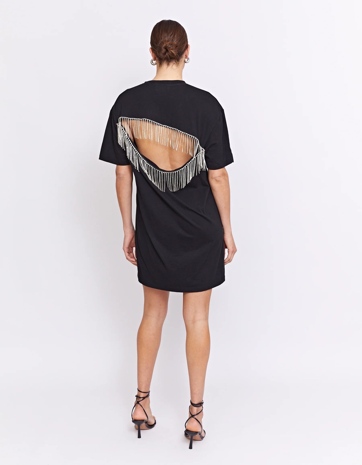 808 Disco Tee Dress - Black