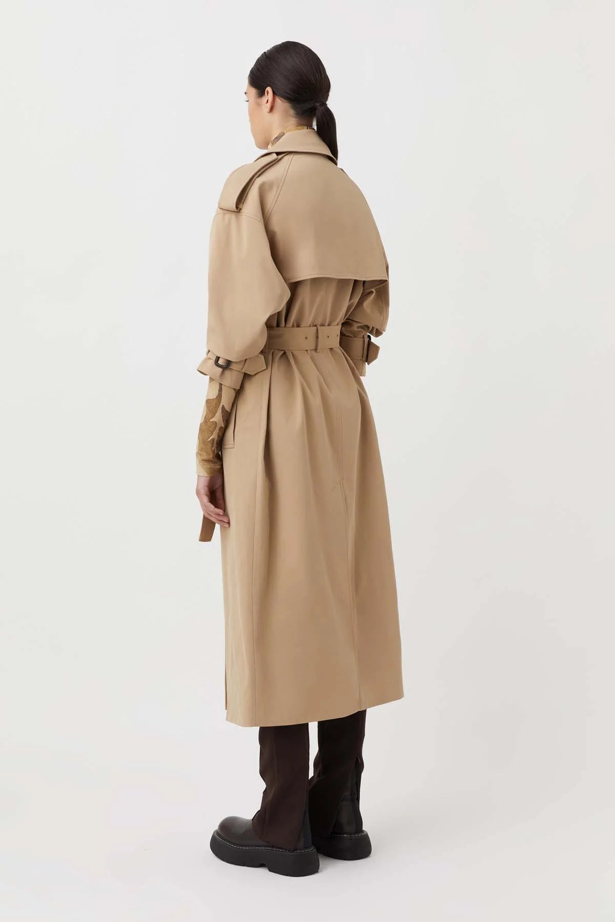 Evans Trench Coat - Sand