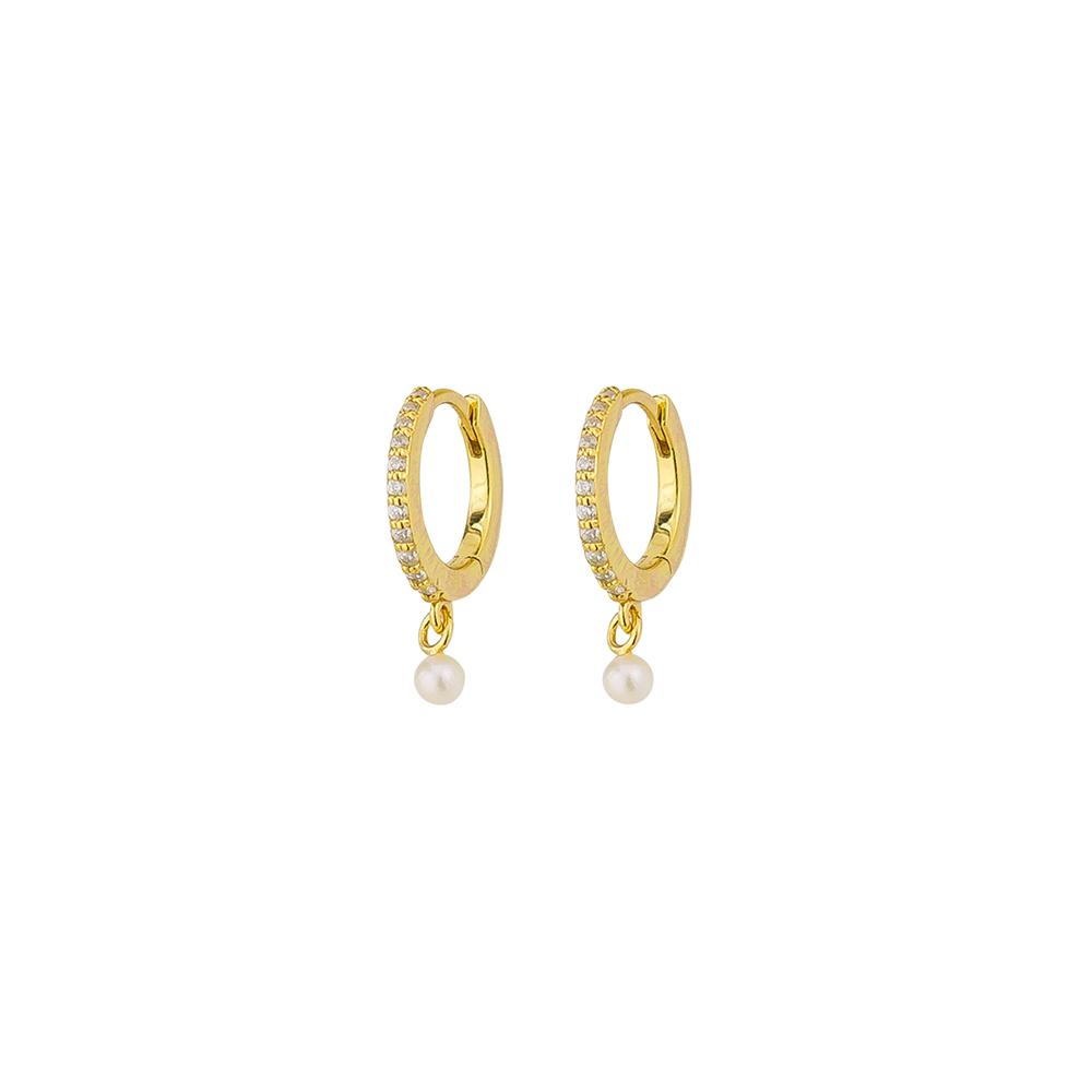 Camille Sleepers Sterling Silver - Gold