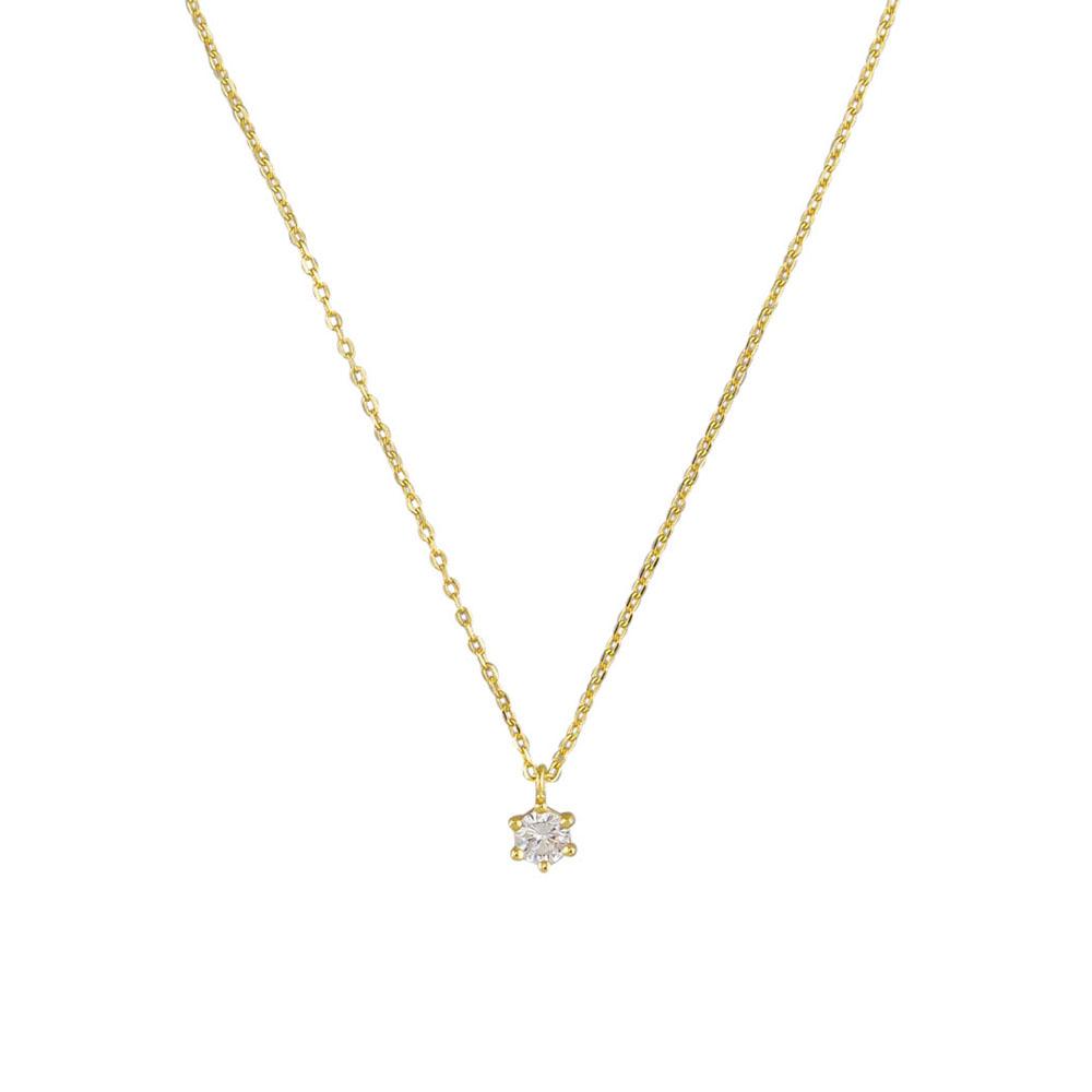 Ariel Necklace - Crystal Gold