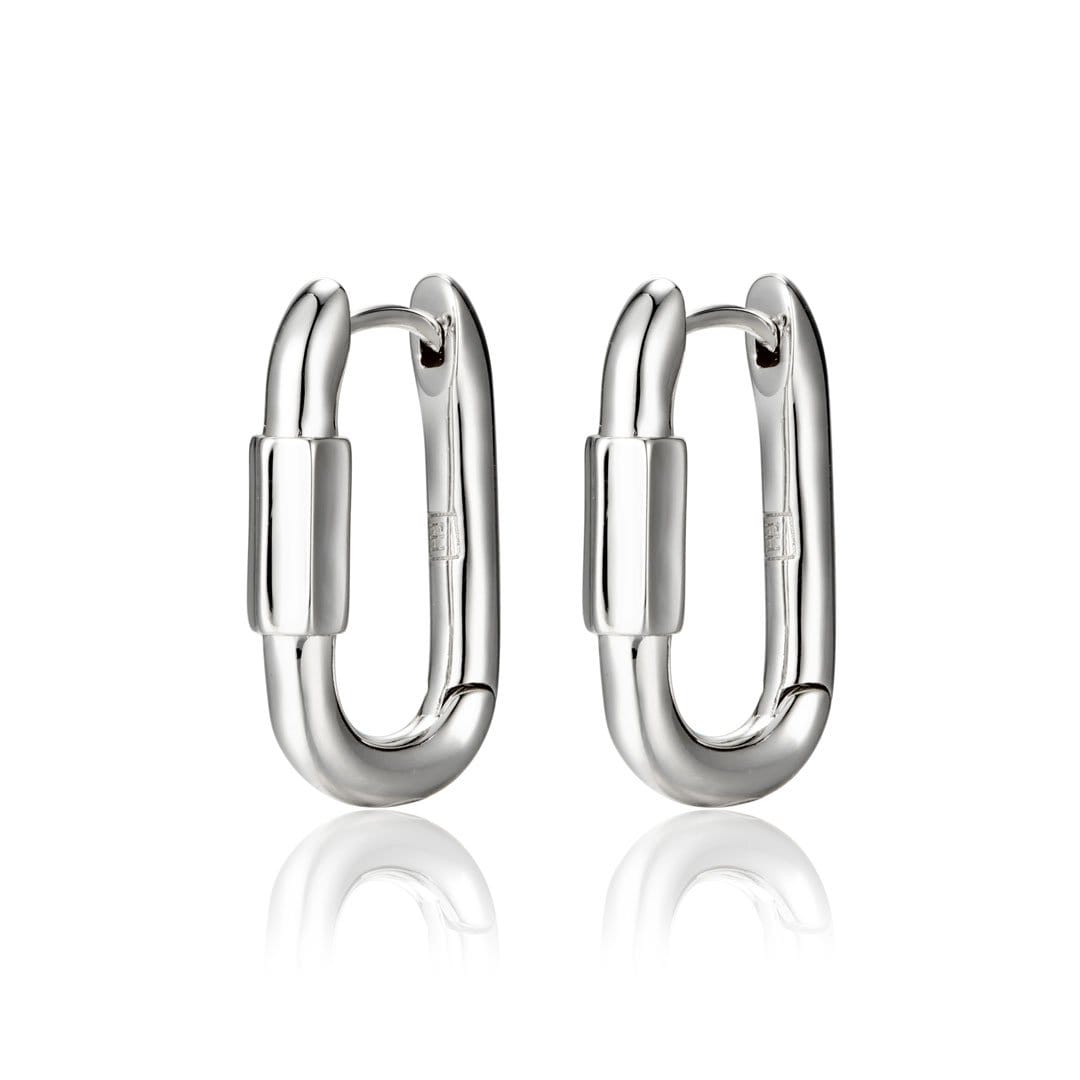 Disengage Small Link Earrings - Sterling Silver