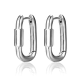 Disengage XL Link Earrings - Sterling Silver